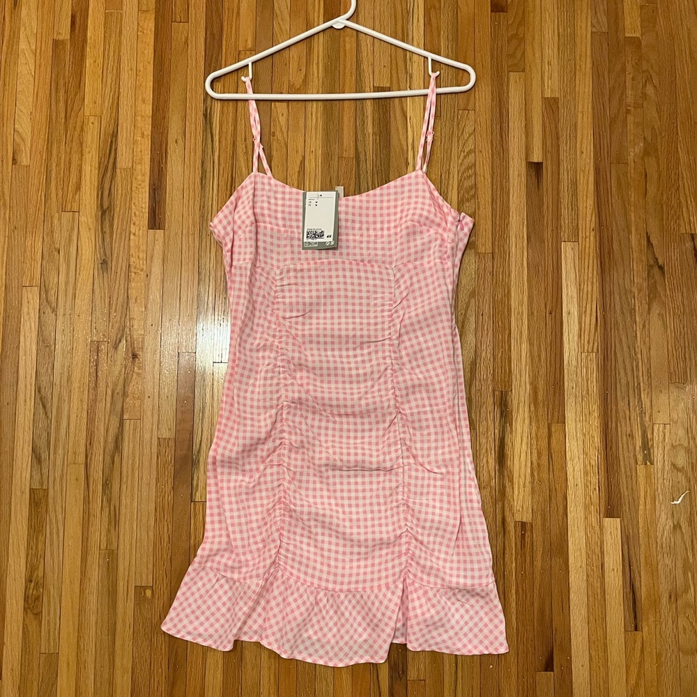 H&M Pink patterned dress